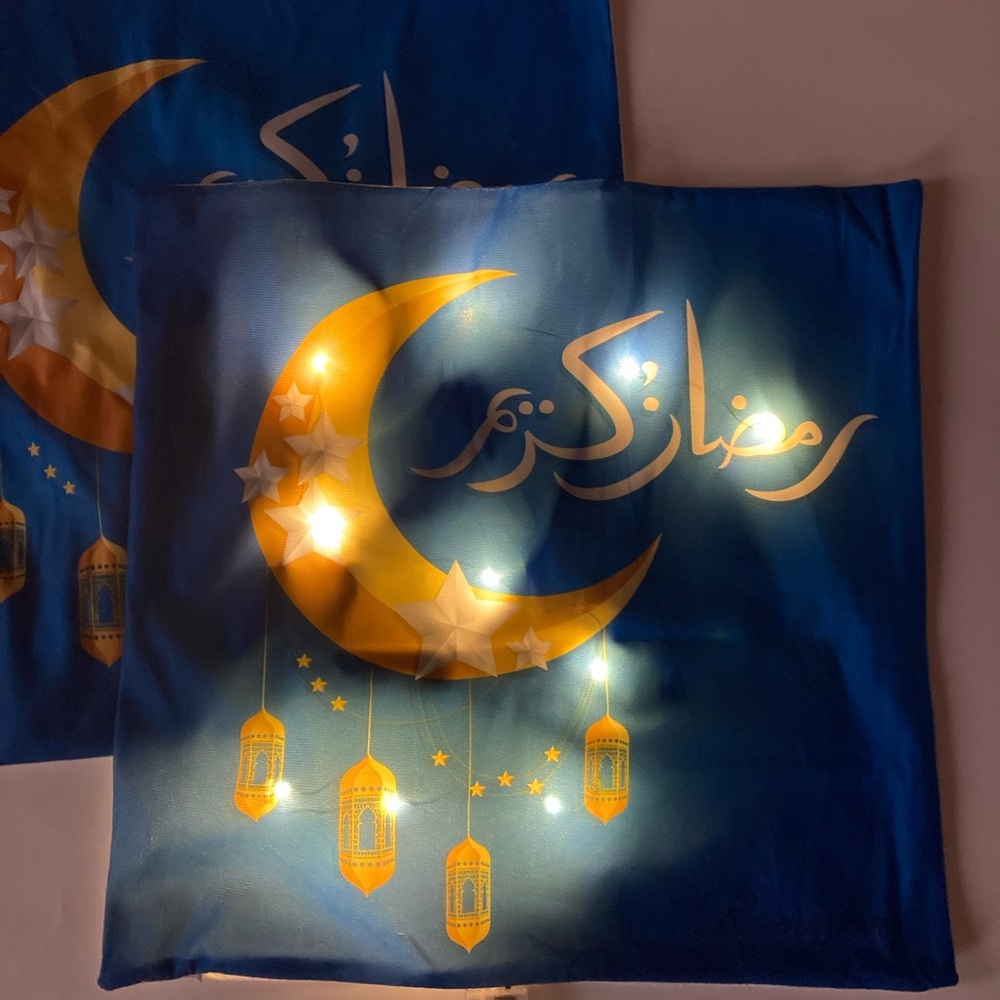 Ramadan Light Up cushion cover- SINGLE